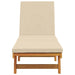 Șezlong cu pernă Maro 63 x 199 x 85cm Lemn masiv de acacia - WALTI WALTI