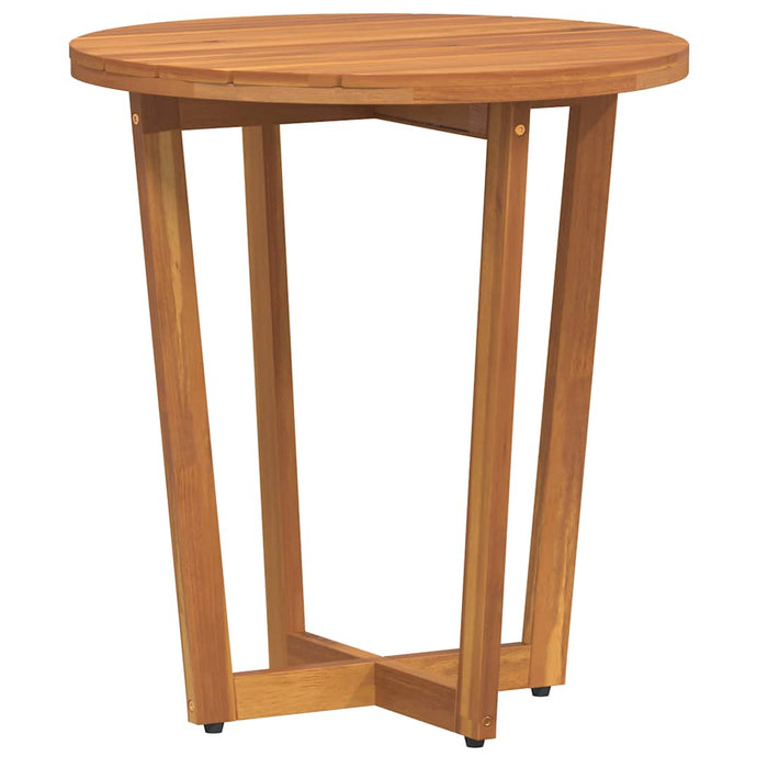 Masă laterală de grădină rotundă Ø55x60 cm, lemn masiv de acacia WALTI
