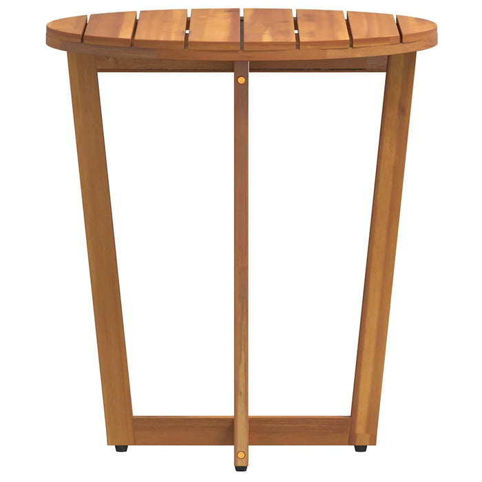 Masă laterală de grădină rotundă Ø55x60 cm, lemn masiv de acacia WALTI