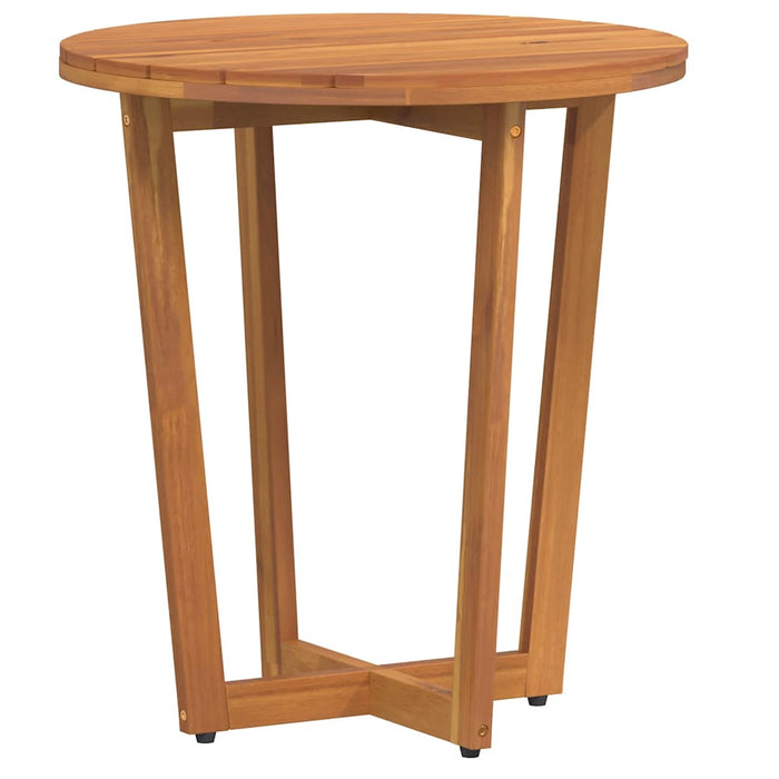 Masă laterală de grădină rotundă Ø55x60 cm, lemn masiv de acacia WALTI