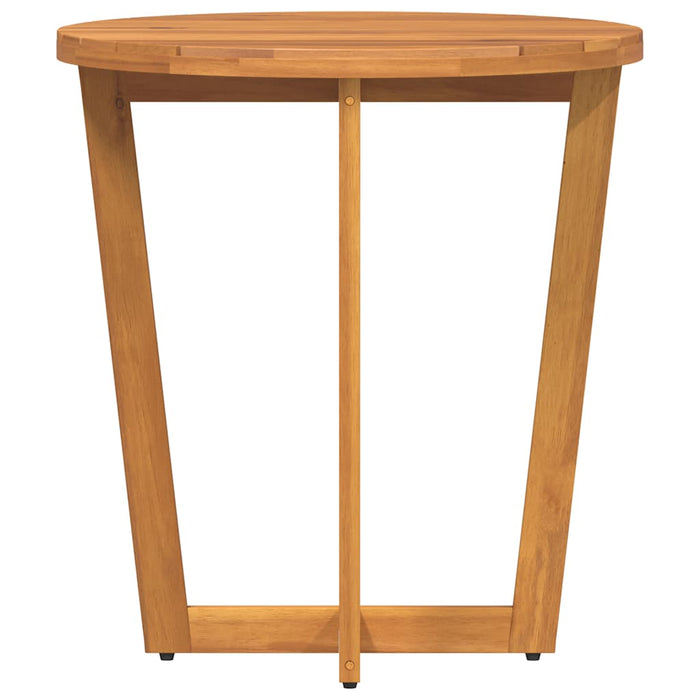 Masă laterală de grădină rotundă Ø70x75 cm, lemn masiv de acacia WALTI
