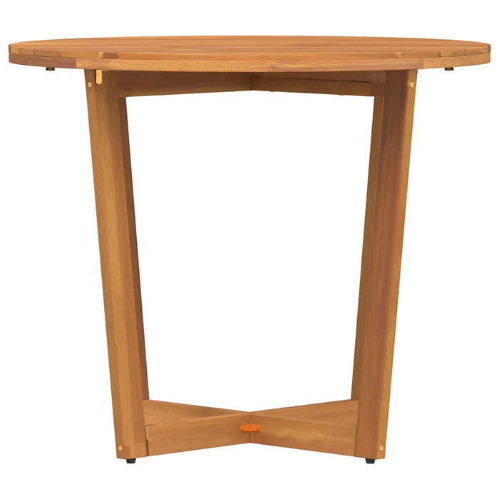 Masă de grădină rotundă Ø90x75 cm, lemn masiv de acacia WALTI