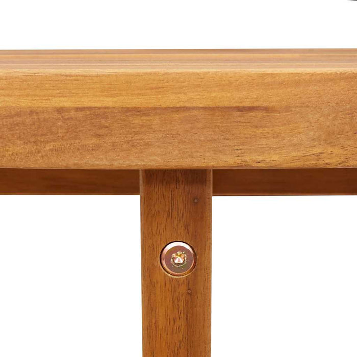 Masă de grădină rotundă Ø90x75 cm, lemn masiv de acacia WALTI