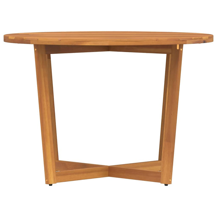Masă de grădină rotundă Ø110x75 cm, lemn masiv de acacia WALTI