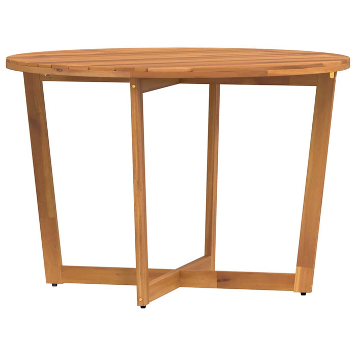 Masă de grădină rotundă Ø110x75 cm, lemn masiv de acacia WALTI