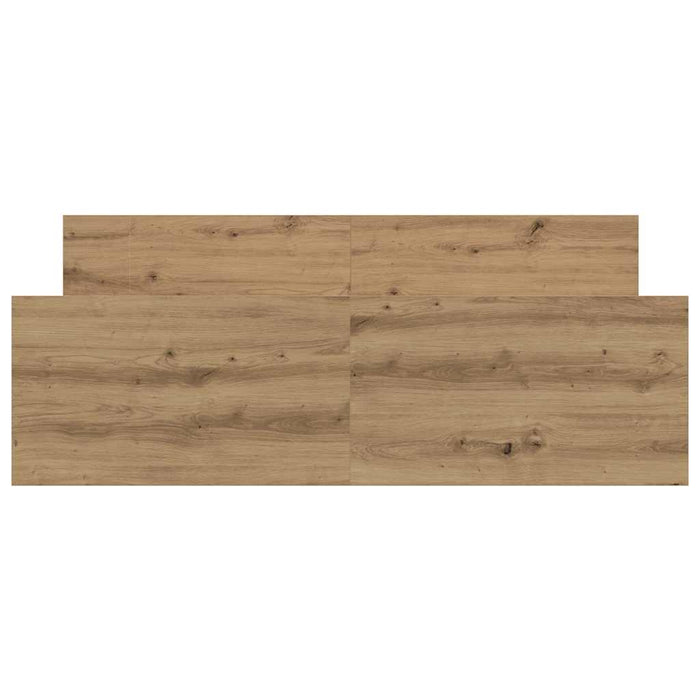 Cadru pat fără saltea Stejar Artisan 150x200cm Lemn prelucrat - WALTI WALTI