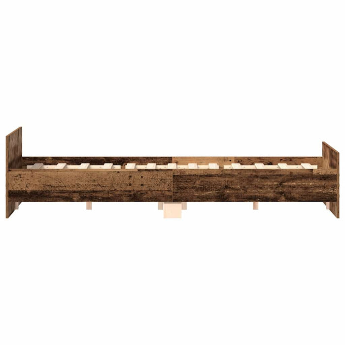 Cadru de pat fără saltea Lemn vechi 180x200cm Lemn prelucrat - WALTI WALTI