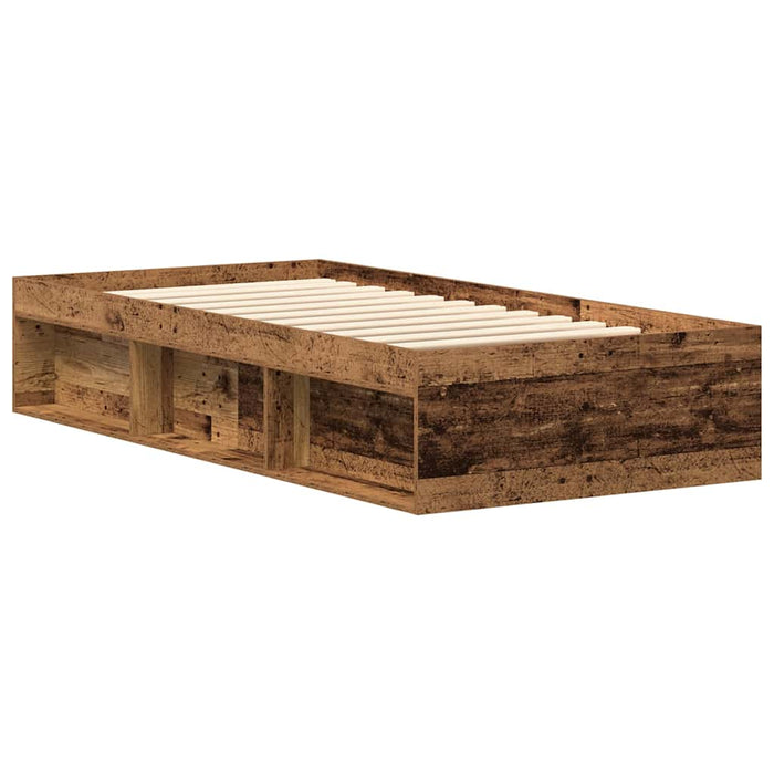 Cadru de pat fără saltea Lemn vechi 90x190cm Lemn prelucrat - WALTI WALTI