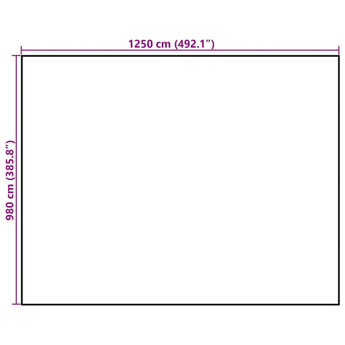 Prelata pentru carul de fan 9,8x12,5 m 140 g/m² Polipropilena - WALTI WALTI