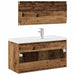 Set mobilier de baie, 3 piese, lemn vechi, lemn prelucrat - WALTI WALTI