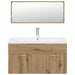 Set mobilier de baie, 3 piese, stejar artizanal, lemn prelucrat - WALTI WALTI