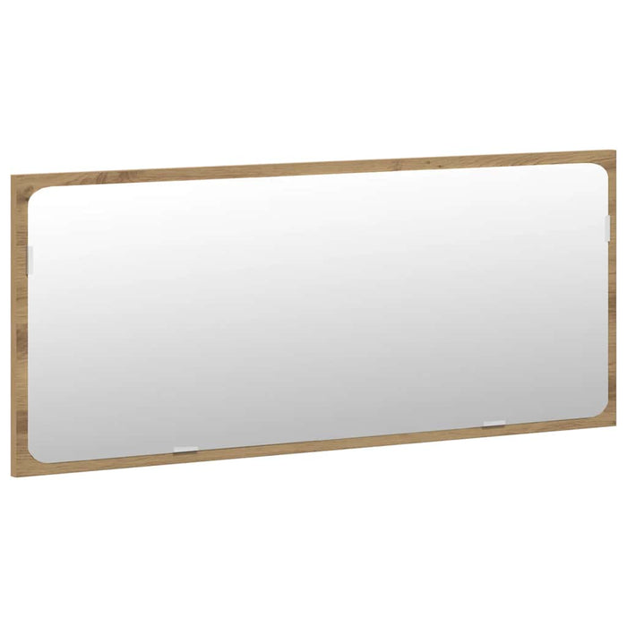 Set mobilier de baie, 3 piese, stejar artizanal, lemn prelucrat - WALTI WALTI