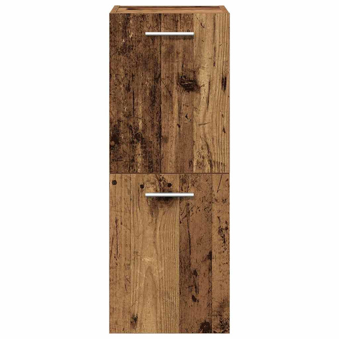 Set mobilier de baie, 5 piese, lemn vechi, lemn prelucrat WALTI