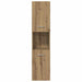 Set mobilier de baie, 4 piese, stejar artizanal, lemn prelucrat - WALTI WALTI