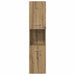 Set mobilier de baie, 5 piese, stejar artizanal, lemn prelucrat - WALTI WALTI