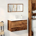 Set mobilier de baie, lemn vechi, lemn prelucrat - WALTI WALTI