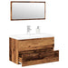 Set mobilier de baie, lemn vechi, lemn prelucrat - WALTI WALTI