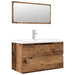 Set mobilier de baie, 3 piese, lemn vechi, lemn prelucrat - WALTI WALTI