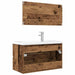 Set mobilier de baie, 3 piese, lemn vechi, lemn prelucrat - WALTI WALTI