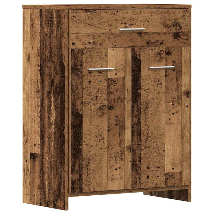 Set mobilier de baie, 4 piese, lemn vechi, lemn prelucrat - WALTI WALTI