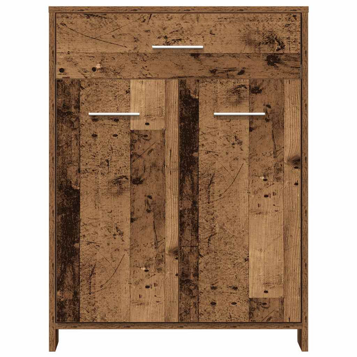 Set mobilier de baie, 4 piese, lemn vechi, lemn prelucrat - WALTI WALTI