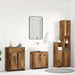 Set mobilier de baie, 4 piese, lemn vechi, lemn prelucrat - WALTI WALTI