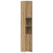 Set mobilier de baie, 4 piese, stejar artizanal, lemn prelucrat - WALTI WALTI