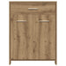 Set mobilier de baie, 4 piese, stejar artizanal, lemn prelucrat - WALTI WALTI