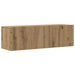 Set mobilier TV de perete cu 4 piese, stejar artizanal, 100x30x30 cm - WALTI WALTI