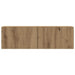 Set mobilier TV de perete cu 4 piese, stejar artizanal, 100x30x30 cm - WALTI WALTI