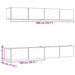 Set mobilier TV de perete cu 4 piese, stejar artizanal, 100x30x30 cm - WALTI WALTI