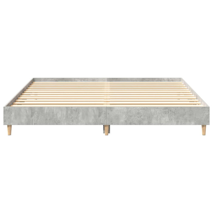 Cadru de pat fără saltea Gri Beton 180x200cm Lemn prelucrat - WALTI WALTI