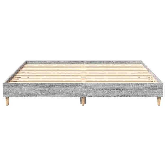 Cadru de pat fără saltea Gri Sonoma 180x200cm Lemn prelucrat - WALTI WALTI
