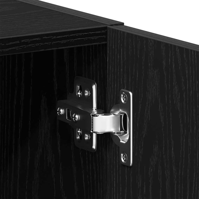 Dulap pentru mașină de spălat stejar negru lemn prelucrat - WALTI WALTI