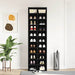 Dulap Pantofi Stejar Negru 54x34x183 cm Lemn prelucrat - WALTI WALTI