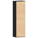 Dulap Pantofi Stejar Negru 54x34x183 cm Lemn prelucrat - WALTI WALTI