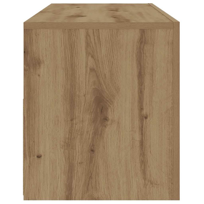Noptiere cu lumini LED, 2 buc.,Stejar artizanal, 60x35x40 cm - WALTI WALTI