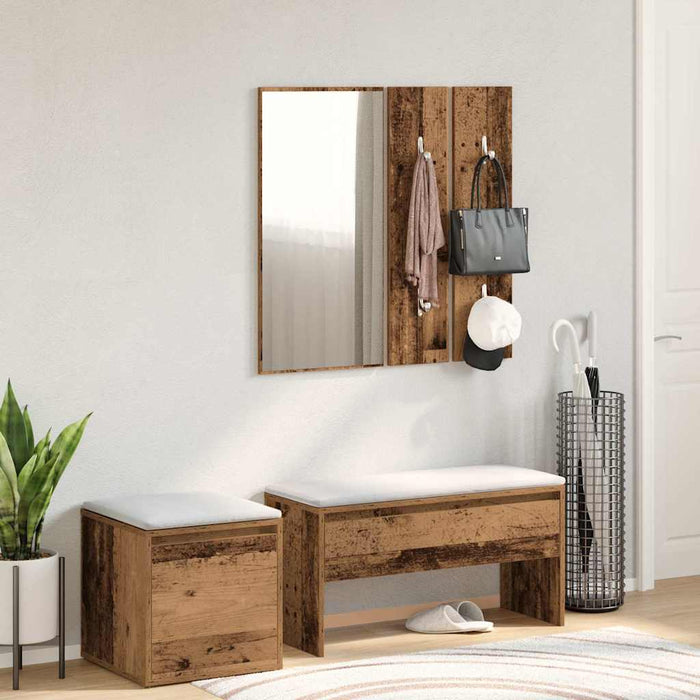 Set de mobilier pentru hol Lemn vechi din lemn prelucrat - WALTI WALTI