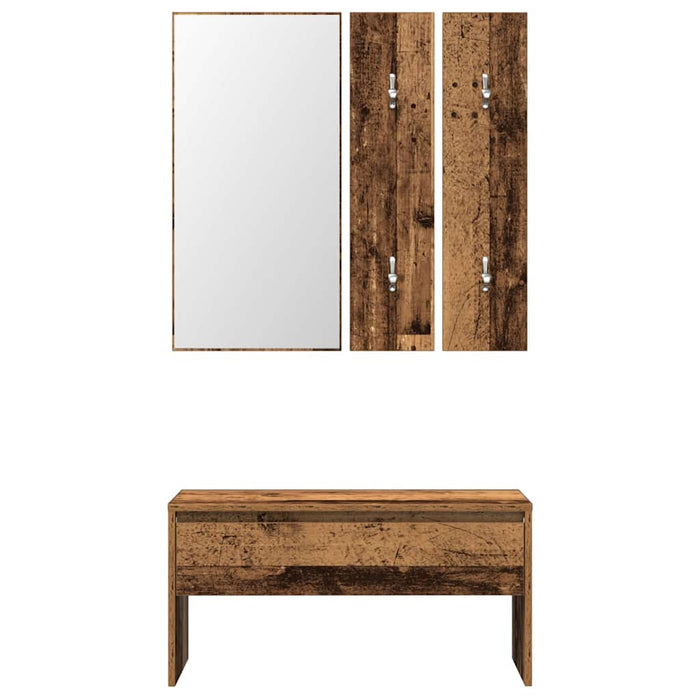 Set de mobilier pentru hol Lemn vechi din lemn prelucrat - WALTI WALTI