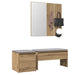 Set de mobilier pentru hol din lemn de stejar artizanal - WALTI WALTI