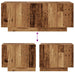 Noptiera din lemn vechi 100x35x40 cm lemn prelucrat - WALTI WALTI