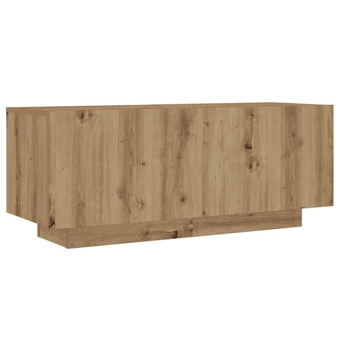 Noptieră, stejar artizanal, 100x35x40 cm, lemn prelucrat - WALTI WALTI