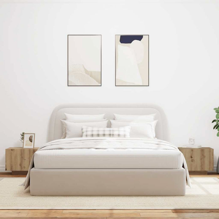 Noptieră, stejar artizanal, 100x35x40 cm, lemn prelucrat - WALTI WALTI