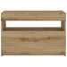Noptiera cu lumini LED Stejar Artisan 60x35x40cm Lemn prelucrat - WALTI WALTI