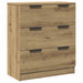 Dulap, 3 buc., stejar artizanal, 60x30x70 cm, lemn prelucrat - WALTI WALTI