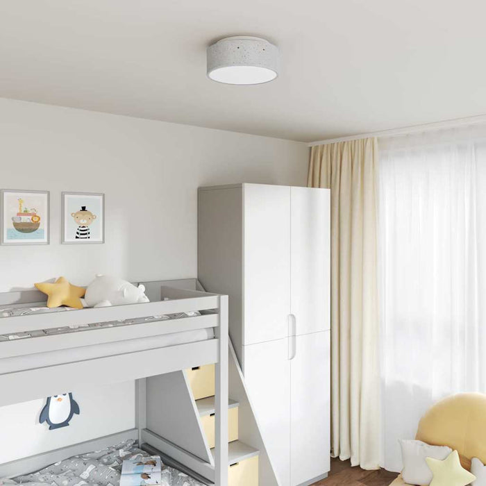 Lampă de tavă Gri 30 x 13.5 cm țesătură - WALTI WALTI