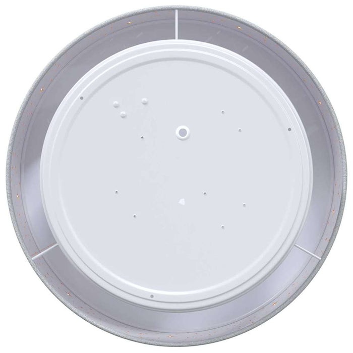 Lampă de tavă Gri 30 x 13.5 cm țesătură - WALTI WALTI