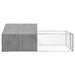 Canisa de exterior cu alergare 5x2x1,5 m otel galvanizat - WALTI WALTI