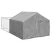 Canisa de exterior cu alergare 5x2x1,5 m otel galvanizat - WALTI WALTI