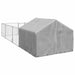 Canisa de exterior cu alergare 6x2x1,5 m otel galvanizat - WALTI WALTI